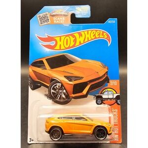 2016 Hot‎ Wheels - LAMBORGHINI URUS #142 orange - HW Hot Trucks